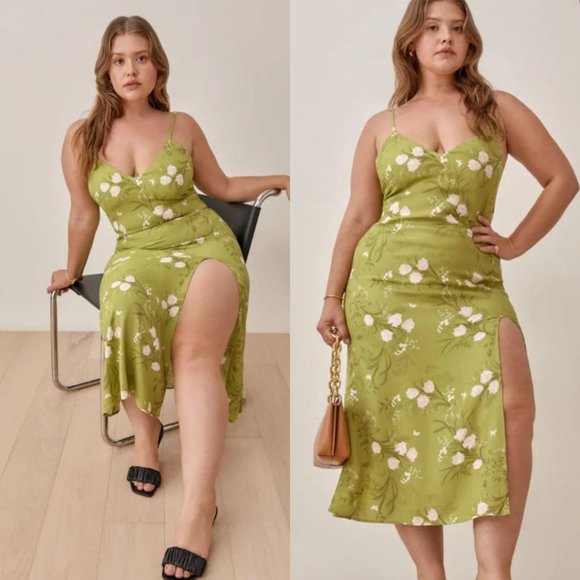 Reformation Dresses & Skirts - Reformation Crimini Desiree Midi Dress Size 4